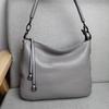 Bolsa Individual Original de Comercio Exterior Cuero Bolso de Mujer Capa Superior Piel de Vaca Cola Liquidación Especial Hombro Cruzado de Doble Propósito