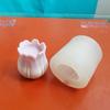 Molde de Silicona Tulipán Flor Modelo de Vela de Aromaterapia DIY Adorno de Yeso Resina Goteando Molinillo BK8313
