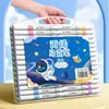 Marcadores acrílicos, plumones de acuarela para niños, recargables, diseñados para clases de arte de primaria, no traspasan y son adecuados para aplicar capas de colores, ideales para preescolar