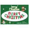 Feliz Navidad, decoración de fiesta de globos navideños, feliz Navidad, letra inglesa, traje de película de aluminio