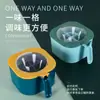 Conjunto Combinado de Caixa de Temperos, Suprimentos de Cozinha Integrados com Múltiplos Compartimentos, Pote de Sal, Coleção Doméstica, Caixa de Temperos de Armazenamento com Múltiplos Compartimentos com Tampa