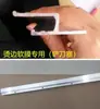 Borde de Techo de Película Suave Irregular con Forma de Arco Redondo H-Code Marco de Caja de Luz de Película Suave Tira de Borde Ranura para Tarjeta de Papel Aleación de Aluminio