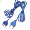 Cable de Alimentación Eléctrica para Cuchillo Eléctrico Azul 3 núcleos Enchufe Cuadrado de 0.3 Cable de Alimentación Equipo Médico Cable de Conexión de Alimentación Enchufe Médico de Dos Núcleos