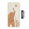 Pintura decorativa abstracta para pasillo, lujo ligero, elefante, pasillo, pintura colgante para pasillo, mural vertical de pasillo puerta a puerta