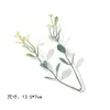 Plantas Verdes Simuladas, Plantas Acuáticas con Escarcha Blanca, Accesorios para Plantas Verdes Simuladas, Adornos en Maceta para Balcón de Casa, Sala de Estar en Stock