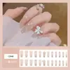 Dicas de Unhas com Pedras de Diamante Mais Vendidas no Tiktok, Arte de Unhas, Adesivos de Unhas Postiças, Unhas Longas Usáveis Feitas à Mão de Alta Qualidade Atacado