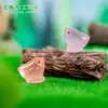 Adornos de paisaje en miniatura, pollitos amarillos pequeños que brillan en la oscuridad, decoraciones fluorescentes, manualidades creativas de resina con temática de suculentas y musgo, pequeños adornos de escritorio