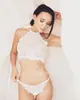 Amazon Amazon Terno Sexy Europeu e Americano de Três Pontos Renda Sexy de Cílios Roupa Íntima Sexy Lote Encontrado