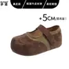 En stock~ Zapatos Mary Jane feos-lindos de velcro, nuevos zapatos para mujer estilo Birkenstock con plataforma para aumentar la altura para principios de otoño de 2026