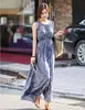 Nuevo Vestido de Verano Estilo Coreano para Mujer Sin Mangas Floral Largo Casual Diario Bohemio Moderno