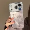 Funda para Teléfono Móvil Invierno Copo de Nieve Brillo Manzana 18Promax Película para Lente 17 Iphone16 Adecuado para 13 Hermoso 11 Duro
