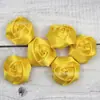 Flor de Rosa Estéreo de Cinta de Poliéster Hecha a Mano de Alta Calidad de 4 cm Accesorios de Joyería para Tocados de Niños Pasador Flor de Cabeza Flor