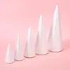 Cono Espuma Bola Poliestireno Cono Blanco Navidad Árbol de Navidad Material Modelo Cono de Espuma Directo de Fábrica
