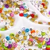 4*7 Contas Soltas Acrílicas Estrela Lua Contas Planas Chaveiro de Miçangas DIY Acessórios de Joias Pulseira Colar