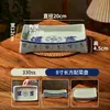 Prato de batalha nostálgico clássico antigo de melamina azul e branco porcelana prato raso especial de restaurante prato para hot pot prato de bucho comercial