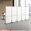 Tela de Divisória de Escritório Removível Alta Oficina de Fábrica Defletor Simples Moderno Painel de Divisória com Rodas Parede de Divisória