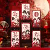 Sobres Rojos de Dibujos Animados Creativos Estilo Chino y Occidental Juegos para Bloquear la Puerta Especiales Sobres Rojos de Mil Yuanes Regalos de Boda de Retorno Paquetes Rojos