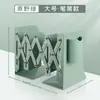 Soporte retráctil para libros con portalápices, Estantería integrada, Estante de almacenamiento de escritorio, Divisor para estudiantes, Soporte para libros, Soporte fijo plegable para libros