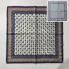 Lenço de Seda Marrom Retrô para Cabeça de Mulher, Novo Estilo Outono e Inverno, Lenço de Cabelo Doce e Cool, Cinto, Lenço Quadrado, Acessórios, Lenço de Seda com Cor de Outono e Inverno