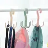 Colgador de bolso de cuatro garras giratorio perchero para corbatas de zapatilla perchero para bufandas chales sombreros perchero de plástico perchero colgar
