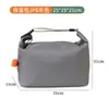 Nueva Bolsa Aislante Simple Engrosada PU Impermeable Bolsa de Almuerzo Moderna de Gran Capacidad Estudiante Oficina Estudiante Bolsa de Almuerzo con Comida