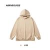 Sudadera con capucha Ag300 Transfronteriza Europea y Americana Pesada Doble Cara Holgada Otoño Unisex Color Sólido Superior