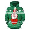 2024 Venta Caliente Transfronteriza AliExpress Amazon Sudaderas 3D Digitales de Papá Noel Muñeco de Nieve Europeas y Americanas para Hombre y Mujer