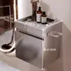 Armário de Ferramentas para Barbearia Carrinho de Ferramentas para Salão de Cabeleireiro Armário Carrinho de Cabeleireiro Aço Inoxidável Armário de Trabalho para Salão Bancada de Armazenamento