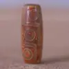 Pulseira de Contas Dzi de Ágata Natural Nove Olhos, Contas Soltas, Três Olhos, Vários Estilos, Acessórios de Pulseira Estilo Étnico Vintage