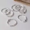 Yuhong Moda Fresco y Dulce Estilo Ins Popular Diseño de Nicho Cuentas Fotosensibles Anillo de Plata Roto Venta Directa de Fábrica