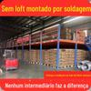 Estantes Mezanino Combinadas Removíveis Armazém Estantes de Estrutura de Aço para Carga Pesada Mezanino de Dois Andares Plataforma Mezanino Feita Sob Medida
