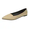 Zapatos de salón para mujer 2024 nuevo estilo zapatos de mujer primavera estilo coreano punta fina boca poco profunda zapatos de fondo plano para mujer tacón plano para mujer zapatos de conducción mujer venta al por mayor