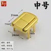 A001 fivela de caixa sólida acessórios de fivela fivela de caixa escura embalagem de caixa escura fivela de caixa de madeira caixa de armazenamento acessórios DIY Wenzhou fivela de caixa