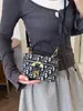 Suministro transfronterizo: Bolso de mano jacquard clásico oblicuo, bolso de hombro cruzado de moda para mujer