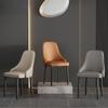 Silla de Comedor Minimalista Estilo Italiano con Diseño Moderno y Sencillo, Silla con Respaldo de Lujo Ligero para Apartamentos Pequeños, Uso Doméstico, Hotel y Taburete para Restaurante