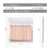 Palito de Laranja para Nail Art de Tamanho Múltiplo, Palito de Madeira para Nail Art, Ferramenta de Pontilhismo, Palito de Bambu, 100 Peças, Ferramenta de Nail Art Embossada