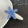 Um Novo Presilha de Cabelo Estilo Coreano para Primavera e Verão da Lan, Acessório de Cabelo Simples e Elegante, Presilha de Franja Floral, Grampo de Cabelo para Mulheres