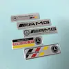 Aplicable a Pegatina para Coche Mercedes-Benz Clase C Clase E GLC GLA GLB Pegatina Decorativa de Metal Logo AMG Placa de Nombre BRABUS Logo de Aluminio