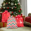 Bolsas de Algodón Grandes para Regalos de Navidad Bolsas con Cordón para Empaque de Regalos de Navidad Bolsas con Cordón Navideñas Rojas y Blancas