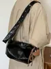 Shuai Mi Jia 2026 Bolsas de Verano Nuevas con Textura para Mujer, Bolso de Hombro Grande para Mujer, Bolso Tipo Dumpling Retro Moderno Estilo Coreano