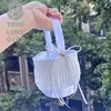 Cesta de Boda Americana Boda Novios Romántica y Cálida Florista Hecha a Mano Esparcir Flores Amor Exquisita Cesta de Flores