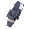 Calça Térmica de Nuvem Fleece Infantil Inverno Acolchoada Sem Costura Essencial para Uniforme Escolar Roupa Íntima Estudantil para Meninos e Meninas