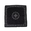 Estilo da Moda! Cachecol Paisley Cor Café Preto Estilo Old Money, Cachecol de Seda de Alta Qualidade e Fashion para Combinar com uma Camisa