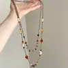 Cadena para Clavícula con Borla Apilable para Mujer, Collar Multicapa 2026 Nuevo, Gargantilla, Cadena para el Cuello, Estilo de Nicho de Lujo Ligero de Alta Gama