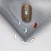 Wengenie mismo estilo Aurora Hielo transparente plano forma especial joya para uñas de diamante Red de diamantes popular punta del dedo Diamante mezclado venta al por mayor