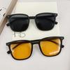 Gafas de Sol 2024 Tendencia Sentido de Alta Gama Adelgazantes para Rostro Grande Gafas de Sol para Hombres Conducción Antideslumbrantes TR2101 Anti-ultravioleta