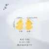 Acessórios DIY de ouro fosco de longa data, fecho de ouro japonês, pingente de bolsa, pingente de pulseira, pingente de colar