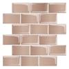 Pegatinas de pared autoadhesivas con pegamento de gota, procesamiento de fábrica, serie de ladrillos cuadrados pequeños, decoración de pared, papel tapiz 3D, pegatinas impermeables y resistentes a las manchas