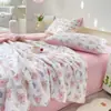 Colcha de Verano de Algodón Espumado Lavado Grado Materno e Infantil Colcha de Fibra de Soja de Verano Colcha para Dormitorio de Estudiante Núcleo al por Mayor