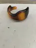 Pulsera Acrílica Asimétrica de Apertura Redonda Estilo Maillard Moda Simple Pulsera Personalizada Diseño de Nicho Joyería de Mano para Mujeres
